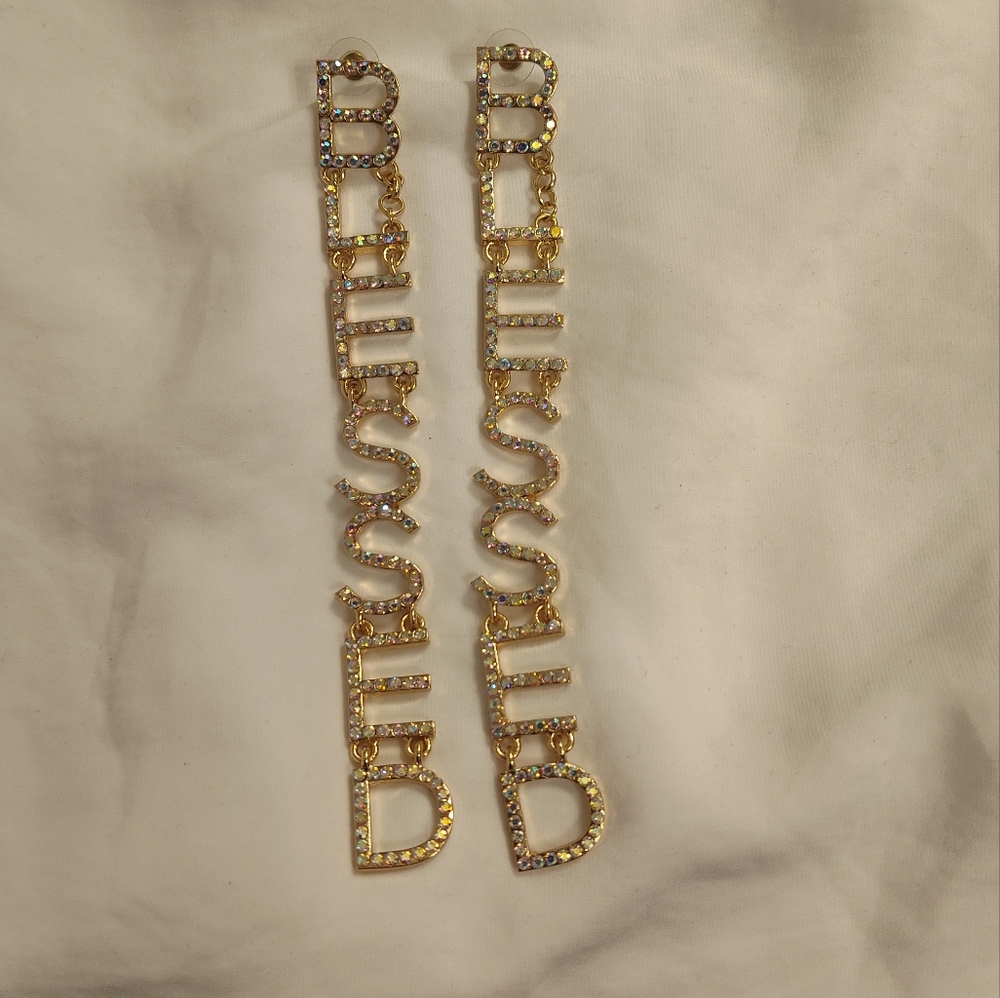 Elegant Gold and Silver Women's Earrings